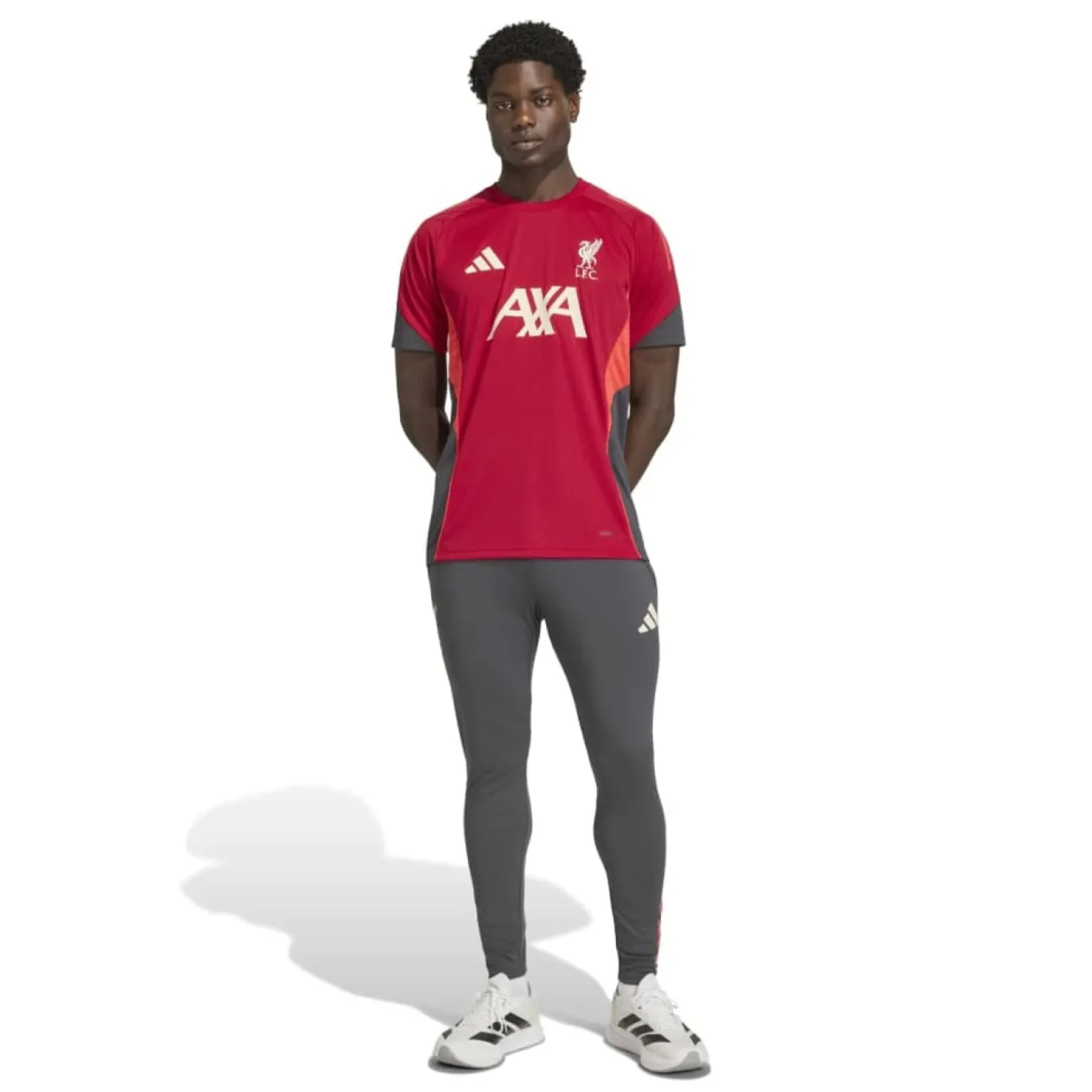 adidas Liverpool Trainingsbroek 2025-2026 Grijs Rood
