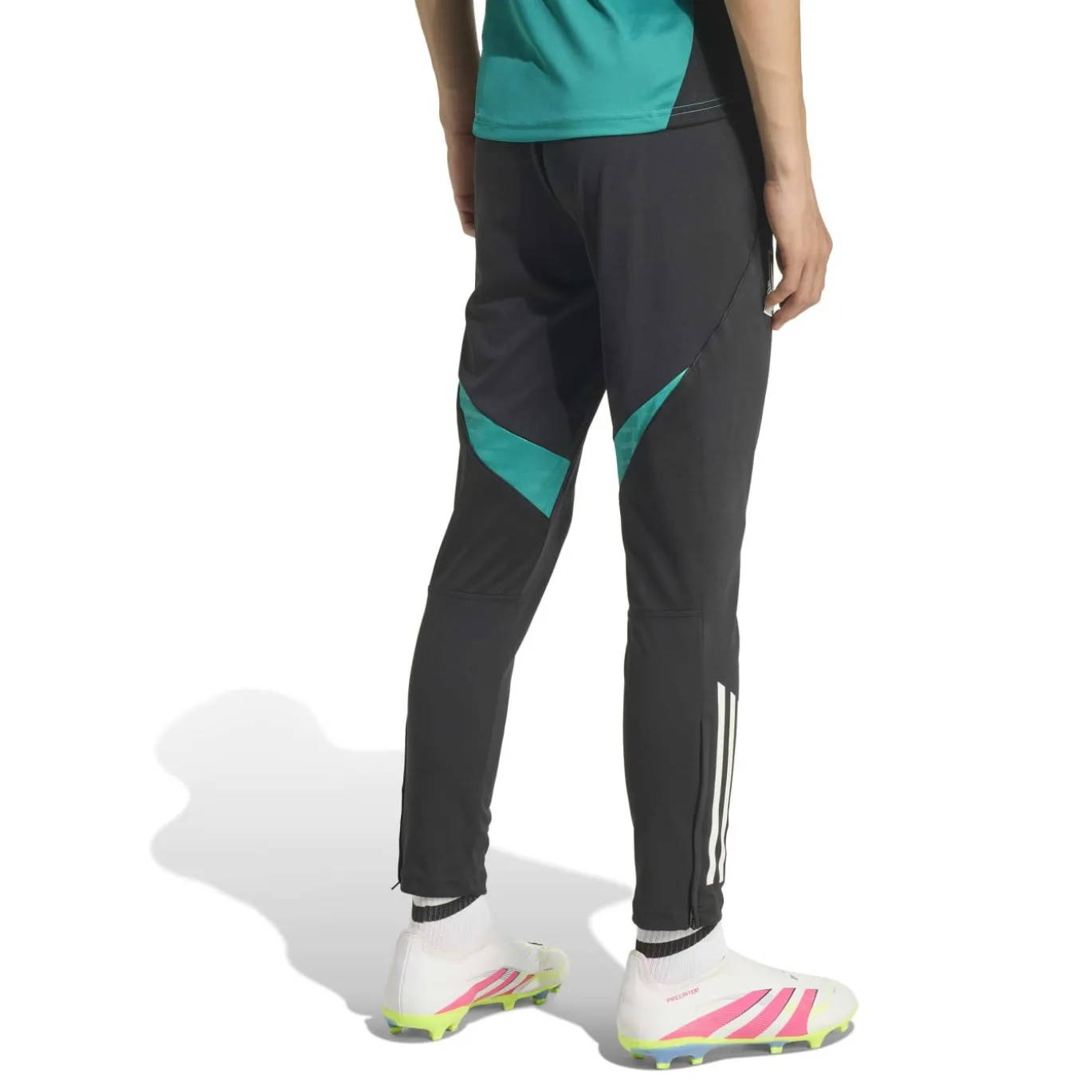 adidas Liverpool Trainingsbroek Europees 2025-2026 Kids Zwart Wit Groen