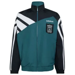adidas Liverpool Trainingsjack 1995-1996 Zwart Groen Wit