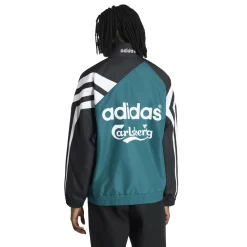adidas Liverpool Trainingspak Full-Zip 1995-1996 Zwart Groen Wit