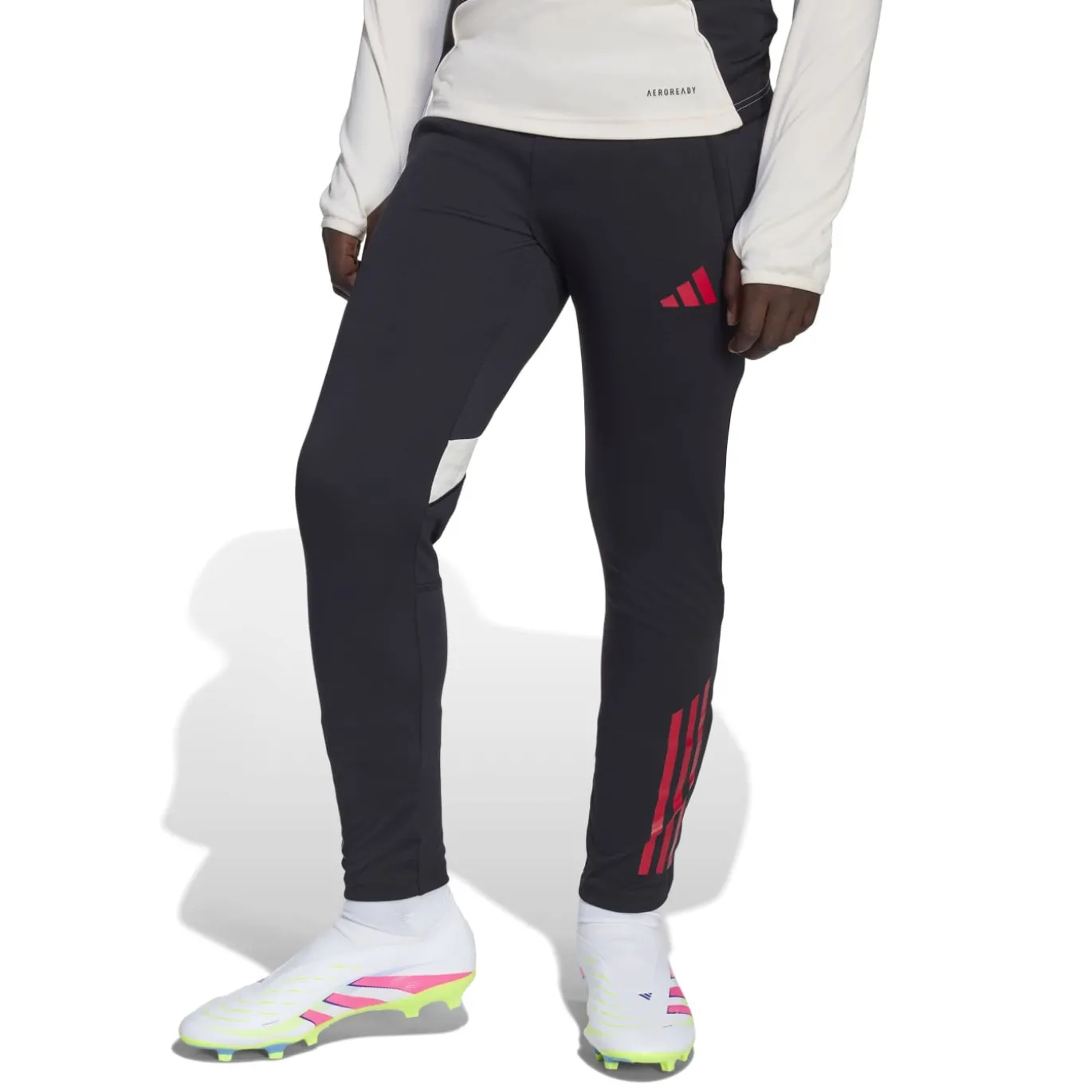 adidas Liverpool Trainingspak 1/4-Zip 2025-2026 Kids Wit Zwart Rood