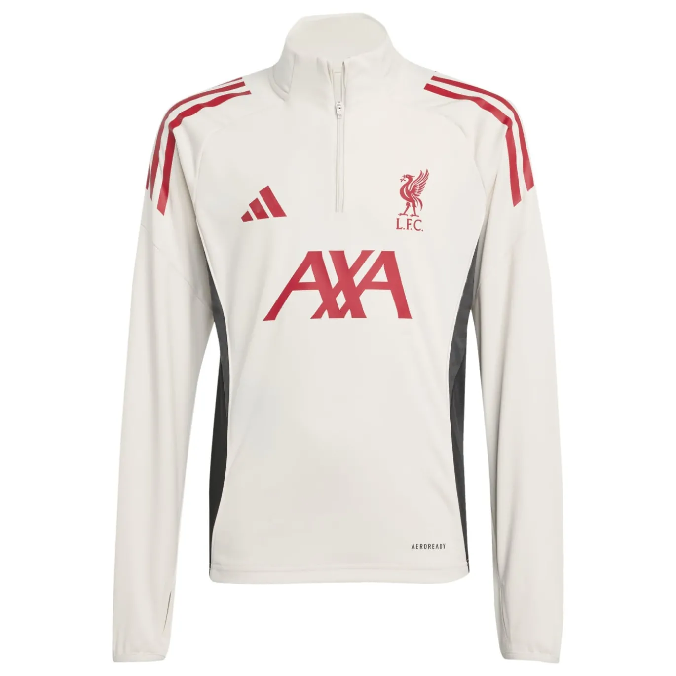 adidas Liverpool Trainingspak 1/4-Zip 2025-2026 Kids Wit Zwart Rood