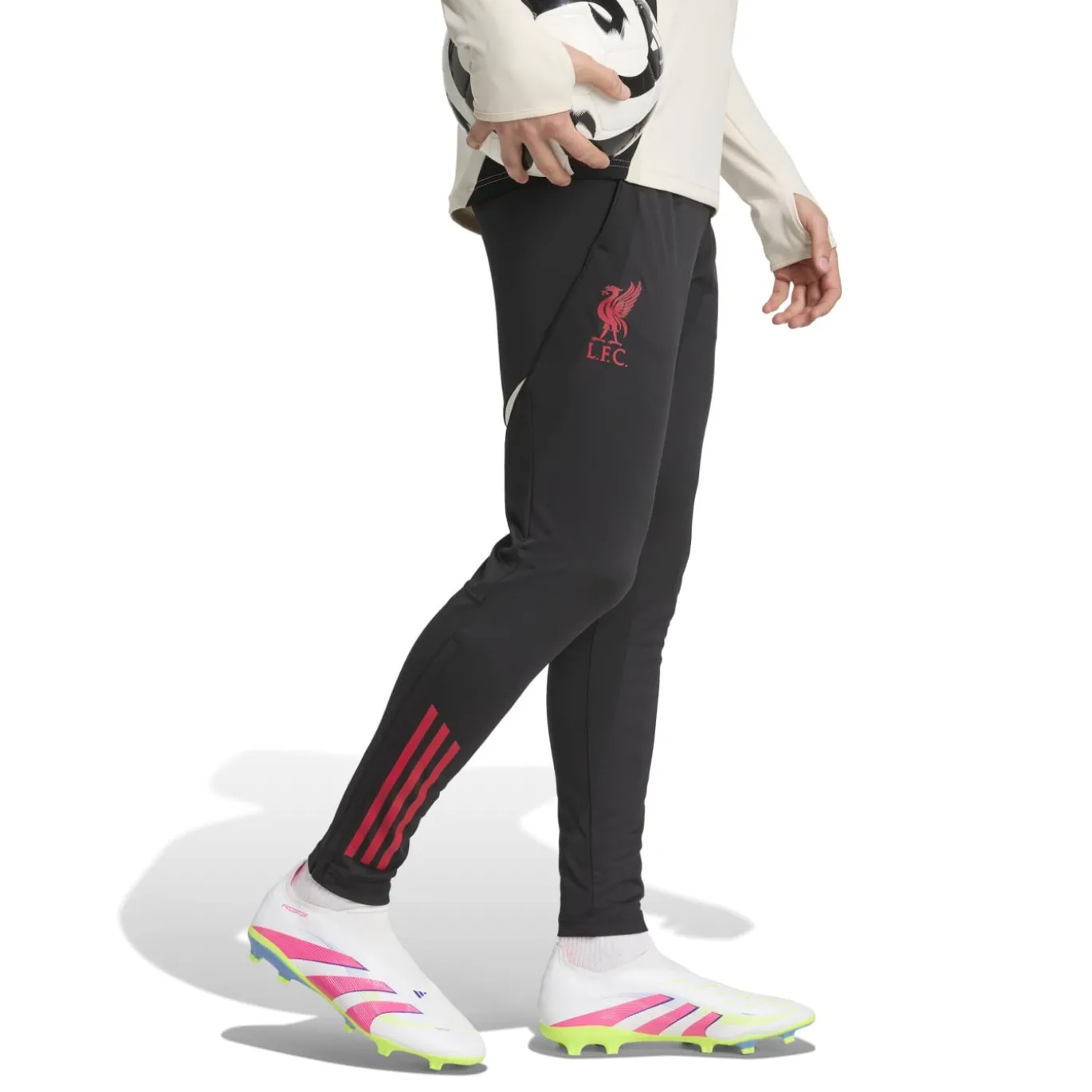 adidas Liverpool Trainingspak 1/4-Zip 2025-2026 Wit Zwart Rood