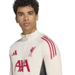 adidas Liverpool Trainingspak 1/4-Zip 2025-2026 Wit Zwart Rood