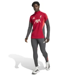 adidas Liverpool Trainingspak 1/4-Zip 2025-2026 Rood Grijs Zilver