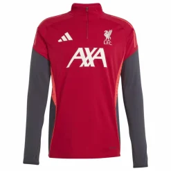 adidas Liverpool Trainingspak 1/4-Zip 2025-2026 Rood Grijs Zilver