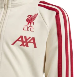 adidas Liverpool Trainingspak Full-Zip 2025-2026 Peuters/Kleuters Wit Zwart Rood