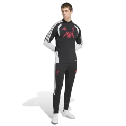 adidas Liverpool Trainingspak 1/4-Zip 2026-2027 Zwart Grijs Wit Rood