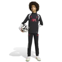 adidas Liverpool Trainingspak 1/4-Zip 2026-2027 Kids Zwart Grijs Wit Rood