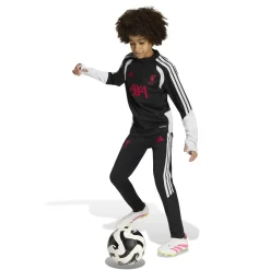 adidas Liverpool Trainingspak 1/4-Zip 2026-2027 Kids Zwart Grijs Wit Rood