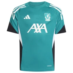 adidas Liverpool Trainingsshirt Europees 2025-2026 Kids Groen Wit Zwart