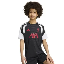 adidas Liverpool Trainingsshirt 2026-2027 Kids Zwart Grijs Wit Rood