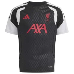 adidas Liverpool Trainingsshirt 2026-2027 Kids Zwart Grijs Wit Rood