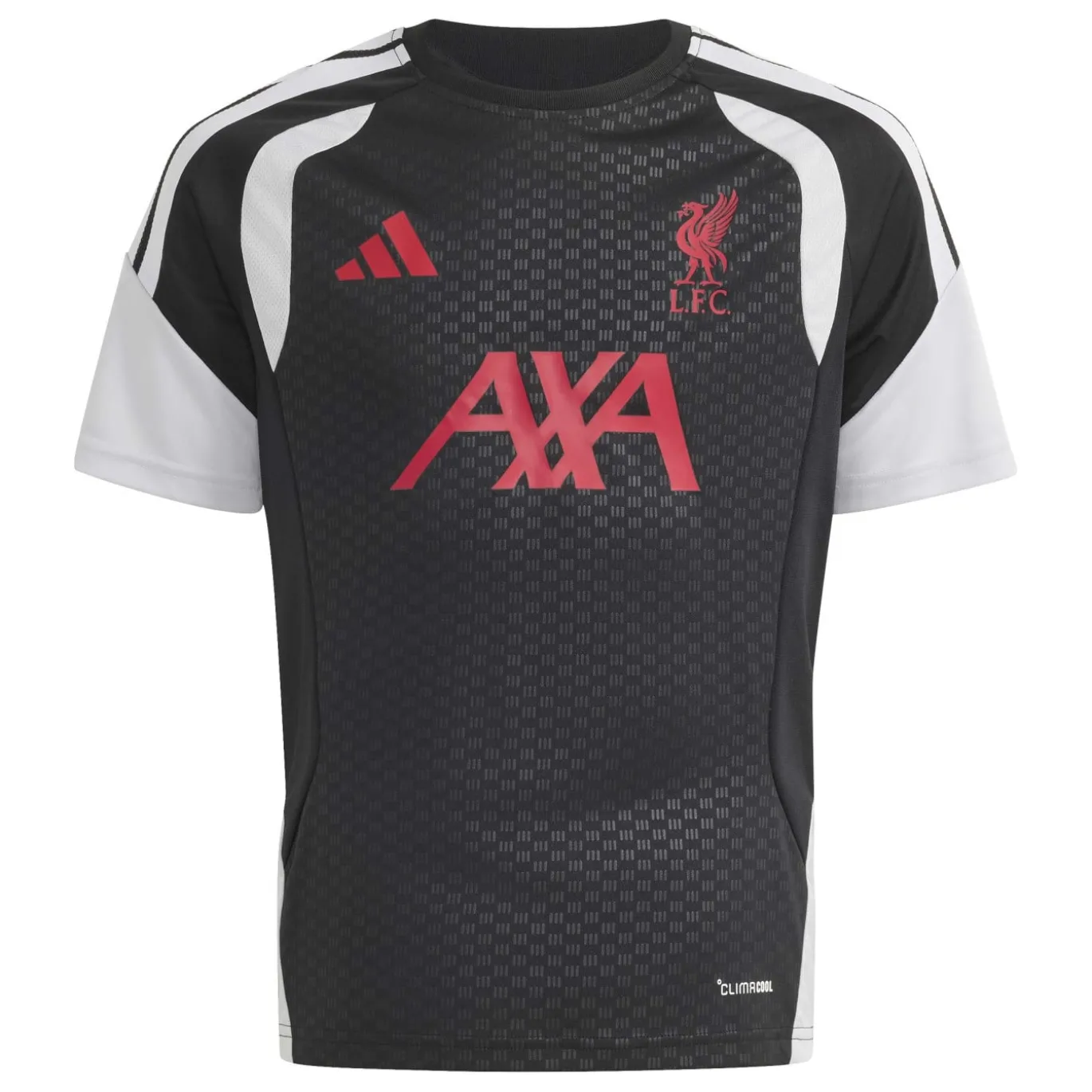 adidas Liverpool Trainingsshirt 2026-2027 Kids Zwart Grijs Wit Rood