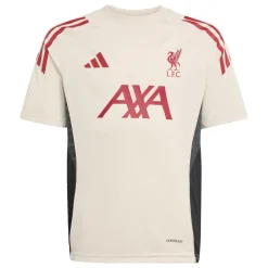 adidas Liverpool Trainingsshirt 2025-2026 Kids Wit Rood Zwart
