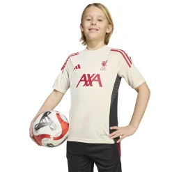 adidas Liverpool Trainingsshirt 2025-2026 Kids Wit Rood Zwart