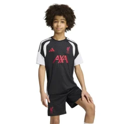 adidas Liverpool Trainingsset 2026-2027 Kids Zwart Grijs Wit Rood