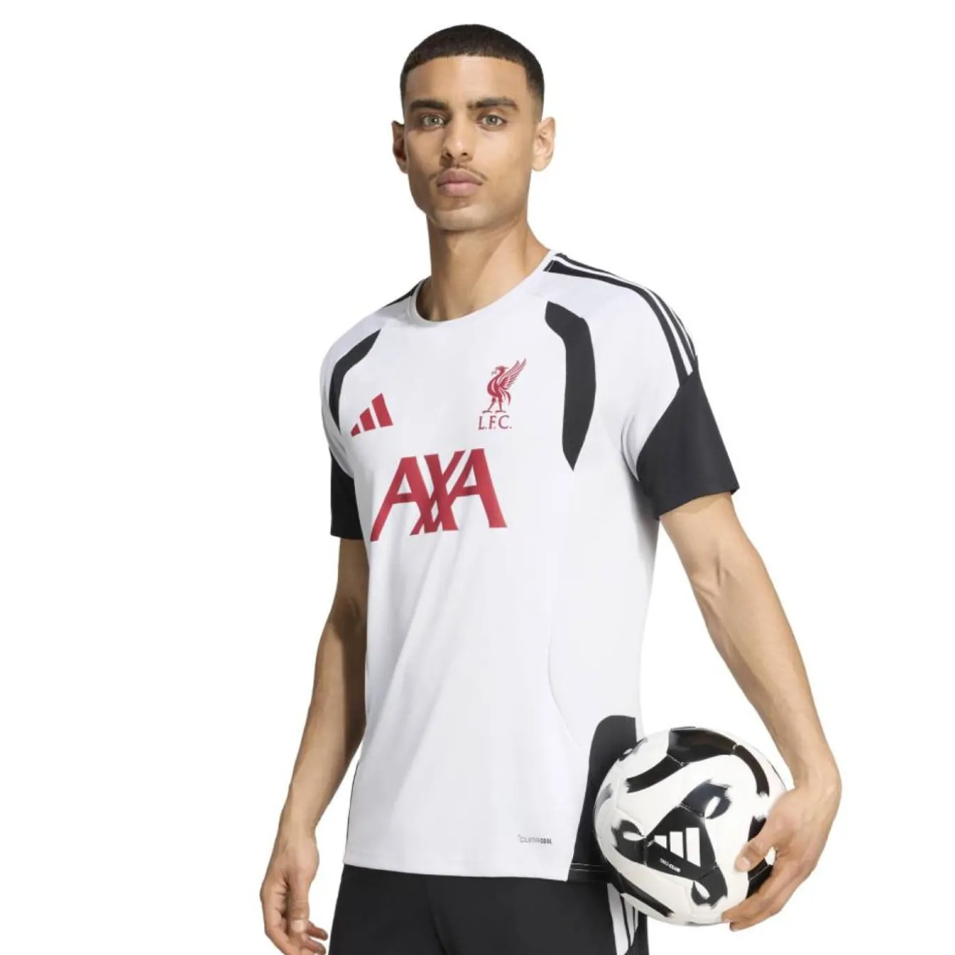 adidas Liverpool Trainingsshirt 2026-2027 Wit Zwart Rood