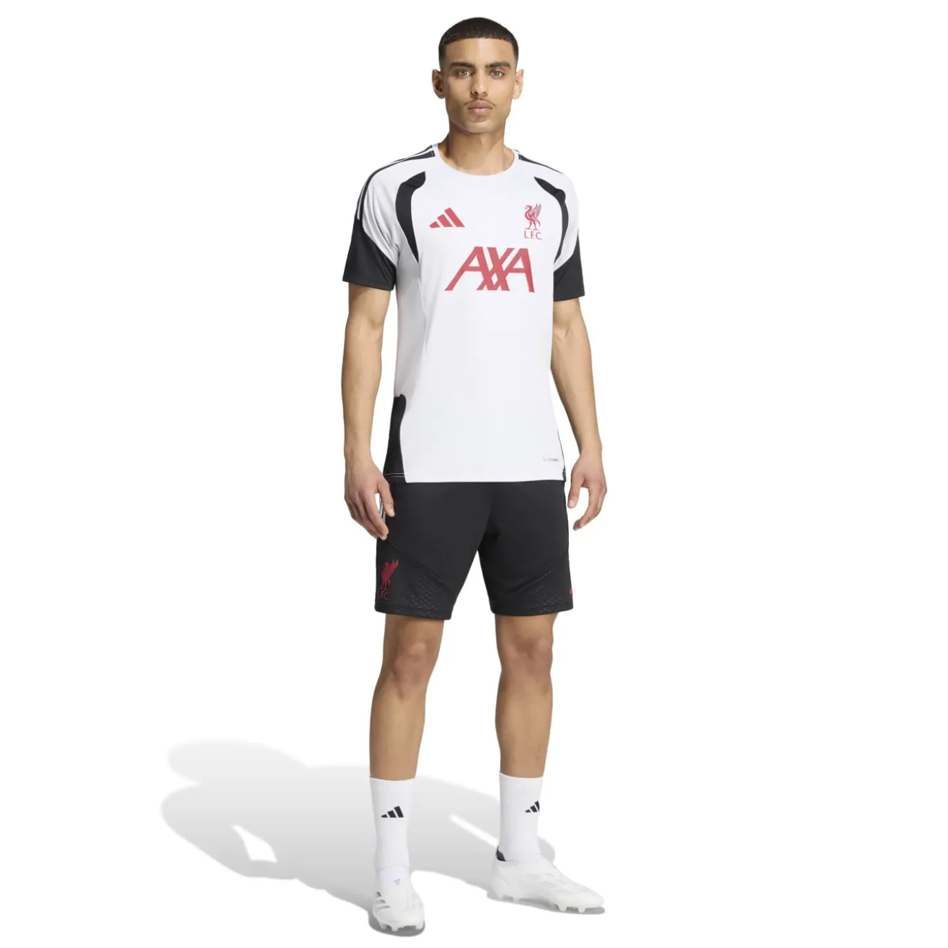 adidas Liverpool Trainingsshirt 2026-2027 Wit Zwart Rood