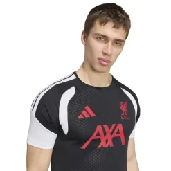adidas Liverpool Trainingsshirt 2026-2027 Zwart Grijs Wit Rood