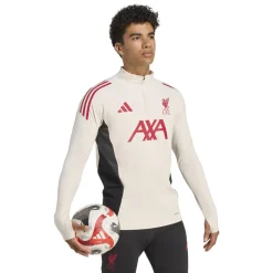 adidas Liverpool Trainingstrui 1/4-Zip 2025-2026 Wit Rood Zwart