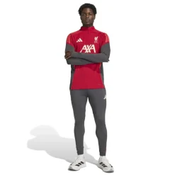 adidas Liverpool Trainingstrui 1/4-Zip 2025-2026 Rood Grijs