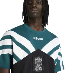 adidas Liverpool T-Shirt 1995-1996 Zwart Groen Wit
