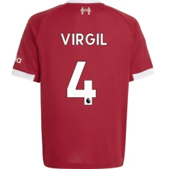 adidas Liverpool Virgil 4 Thuisshirt 2025-2026 Kids