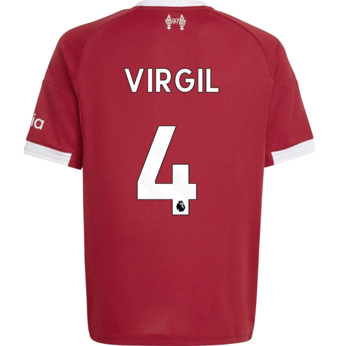 adidas Liverpool Virgil 4 Thuisshirt 2025-2026 Kids
