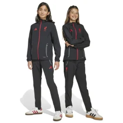adidas Liverpool Vis Tech Trainingsbroek Kids Zwart Rood