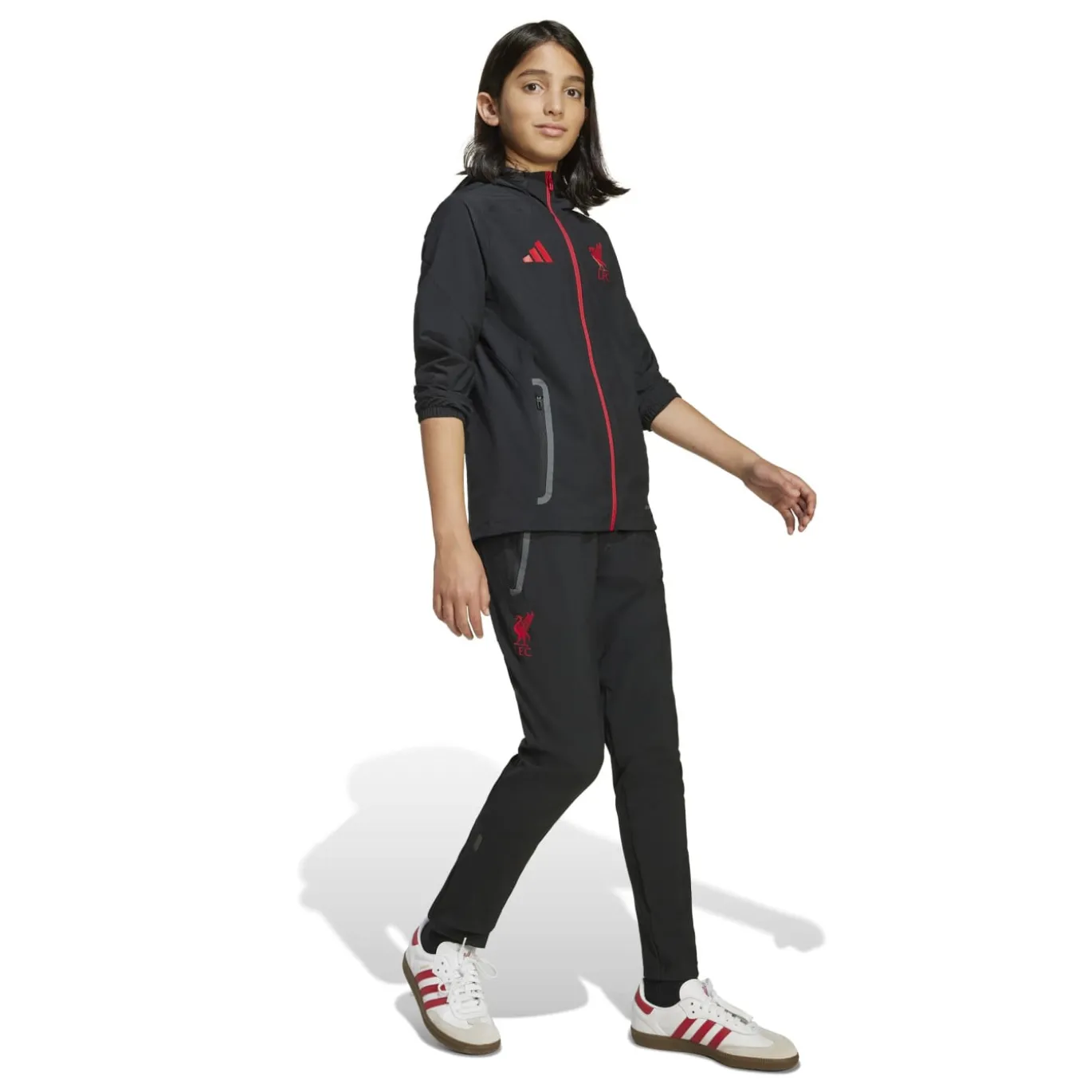 adidas Liverpool Vis Tech Vest Kids Zwart Rood
