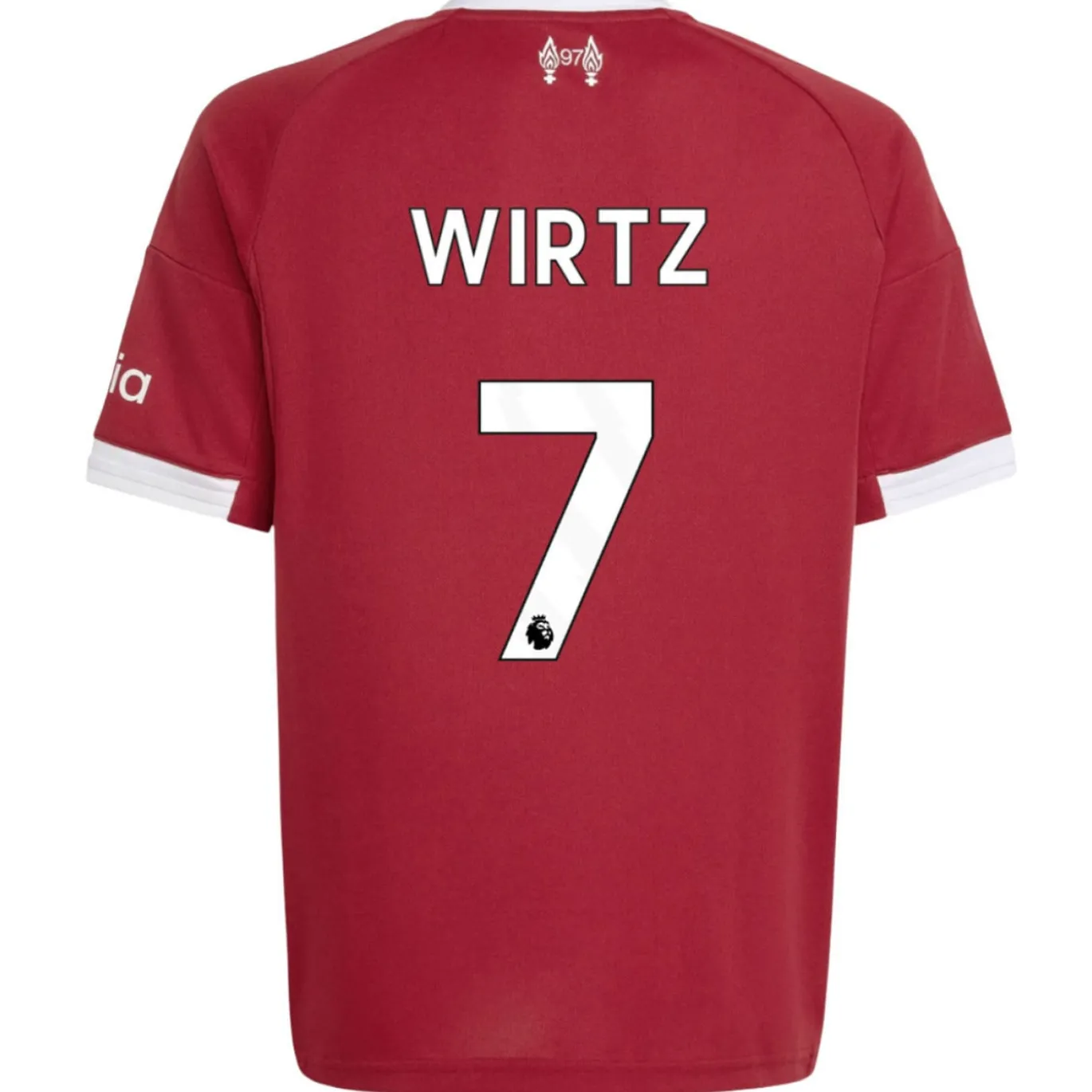 adidas Liverpool Wirtz 7 Thuisshirt 2025-2026 Kids