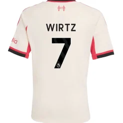 adidas Liverpool Wirtz 7 Uitshirt 2025-2026 Kids