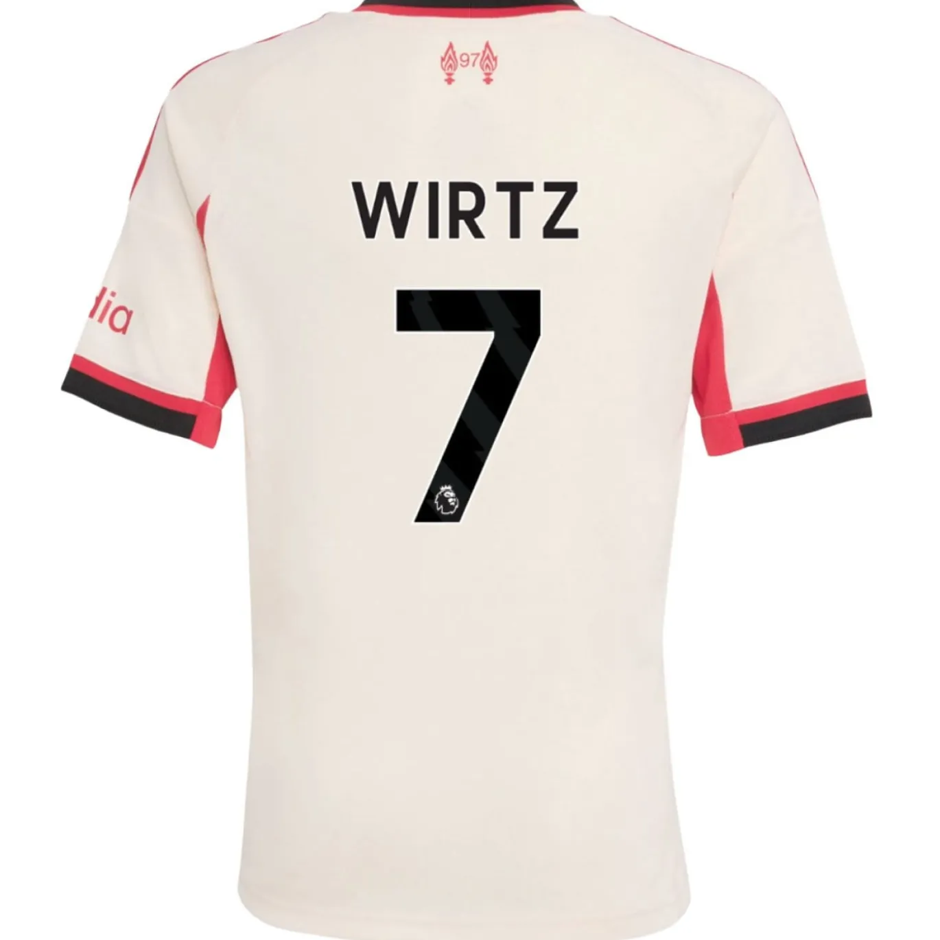 adidas Liverpool Wirtz 7 Uitshirt 2025-2026 Kids