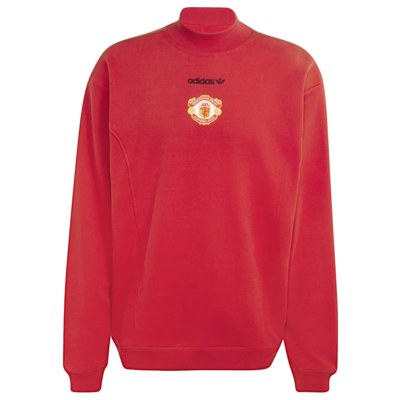 adidas Manchester United EQT Crew Sweater Rood Zwart Wit