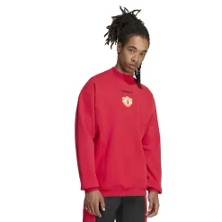 adidas Manchester United EQT Crew Sweater Rood Zwart Wit