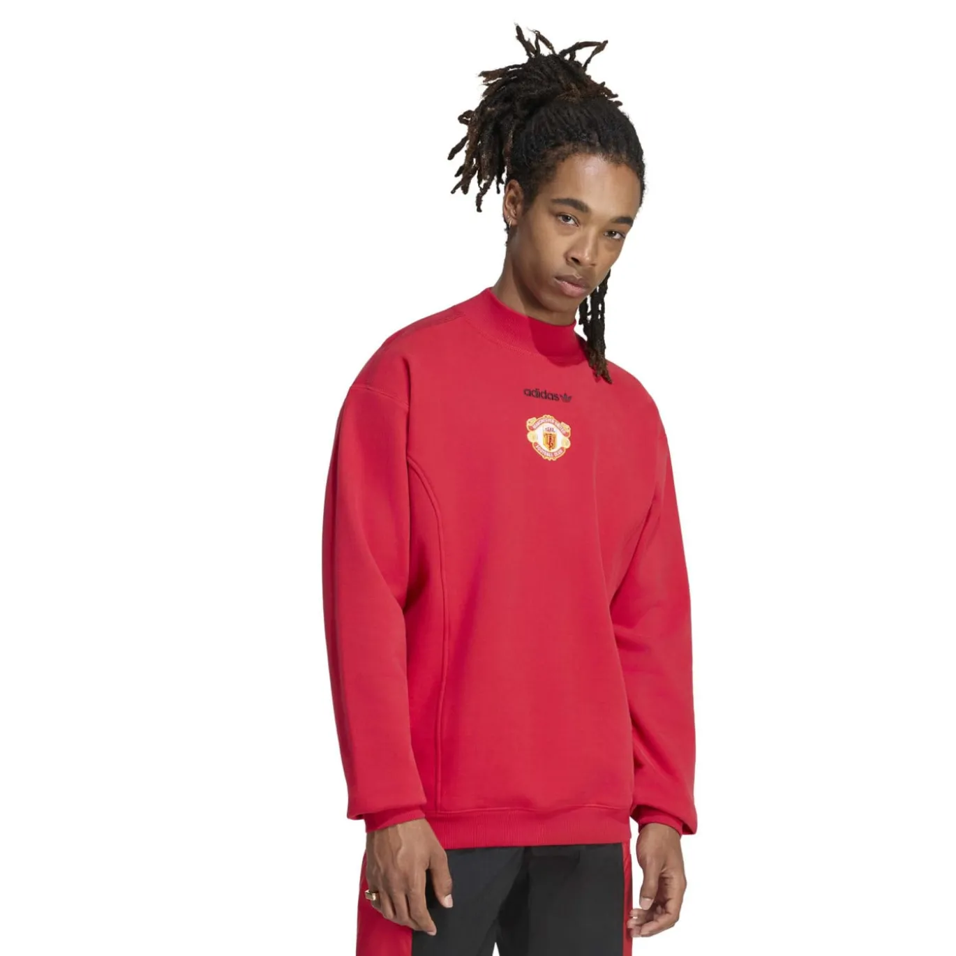 adidas Manchester United EQT Crew Sweater Rood Zwart Wit