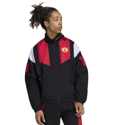 adidas Manchester United EQT Trainingsjack Zwart Rood Wit