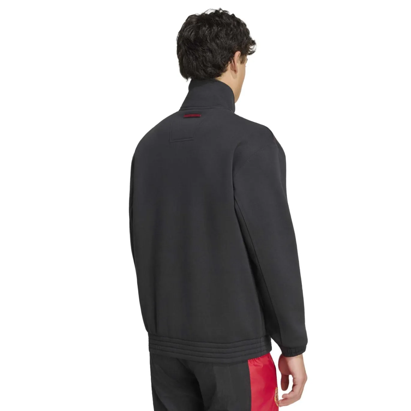 adidas Manchester United EQT Trainingstrui 1/4-Zip Zwart Rood Wit