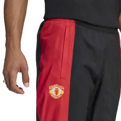 adidas Manchester United EQT Trainingsbroek Zwart Rood Wit