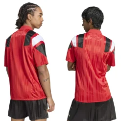 adidas Manchester United EQT T-Shirt Rood Zwart Wit