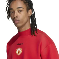 adidas Manchester United EQT Crew Trainingspak Rood Zwart Wit