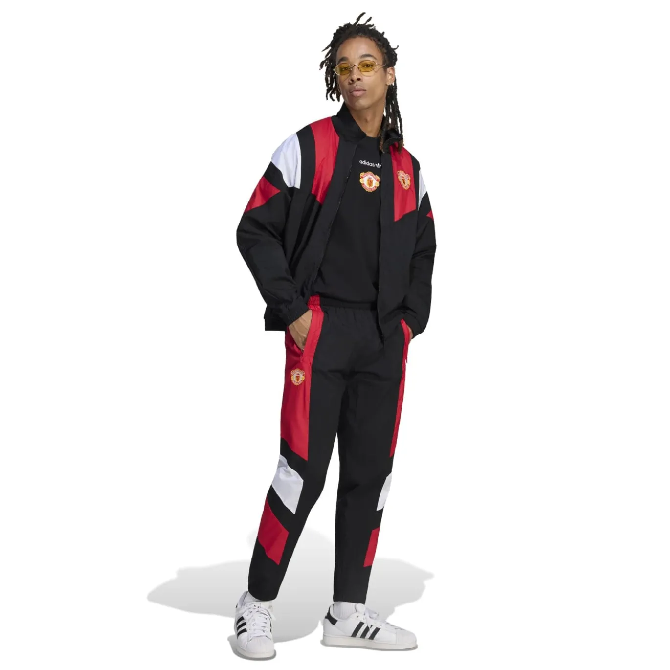 adidas Manchester United EQT Trainingspak Zwart Rood Wit