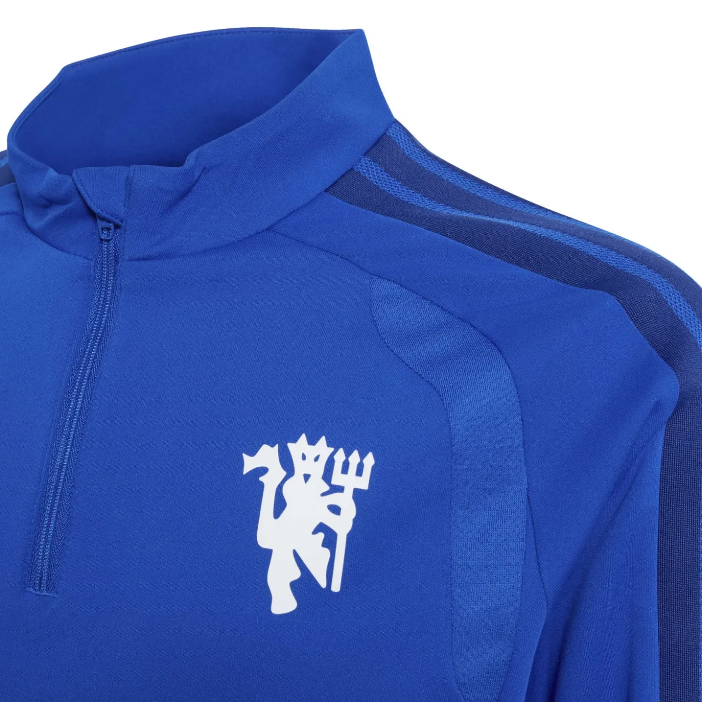 adidas Manchester United Europees Trainingstrui 1/4-Zip 2026-2027 Kids Donkerblauw Wit