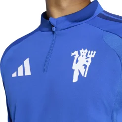 adidas Manchester United Europees Trainingstrui 1/4-Zip 2026-2027 Donkerblauw Wit