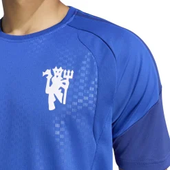 adidas Manchester United Europees Trainingsshirt 2026-2027 Donkerblauw Wit
