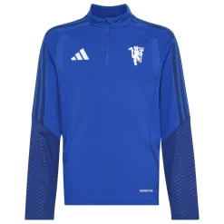 adidas Manchester United Europees Trainingspak 1/4-Zip 2026-2027 Kids Donkerblauw Wit