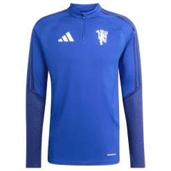 adidas Manchester United Europees Trainingspak 1/4-Zip 2026-2027 Donkerblauw Wit