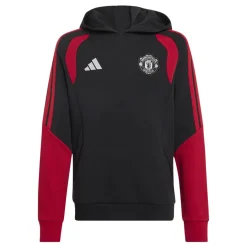 adidas Manchester United Hoodie 2026-2027 Kids Zwart Rood Wit