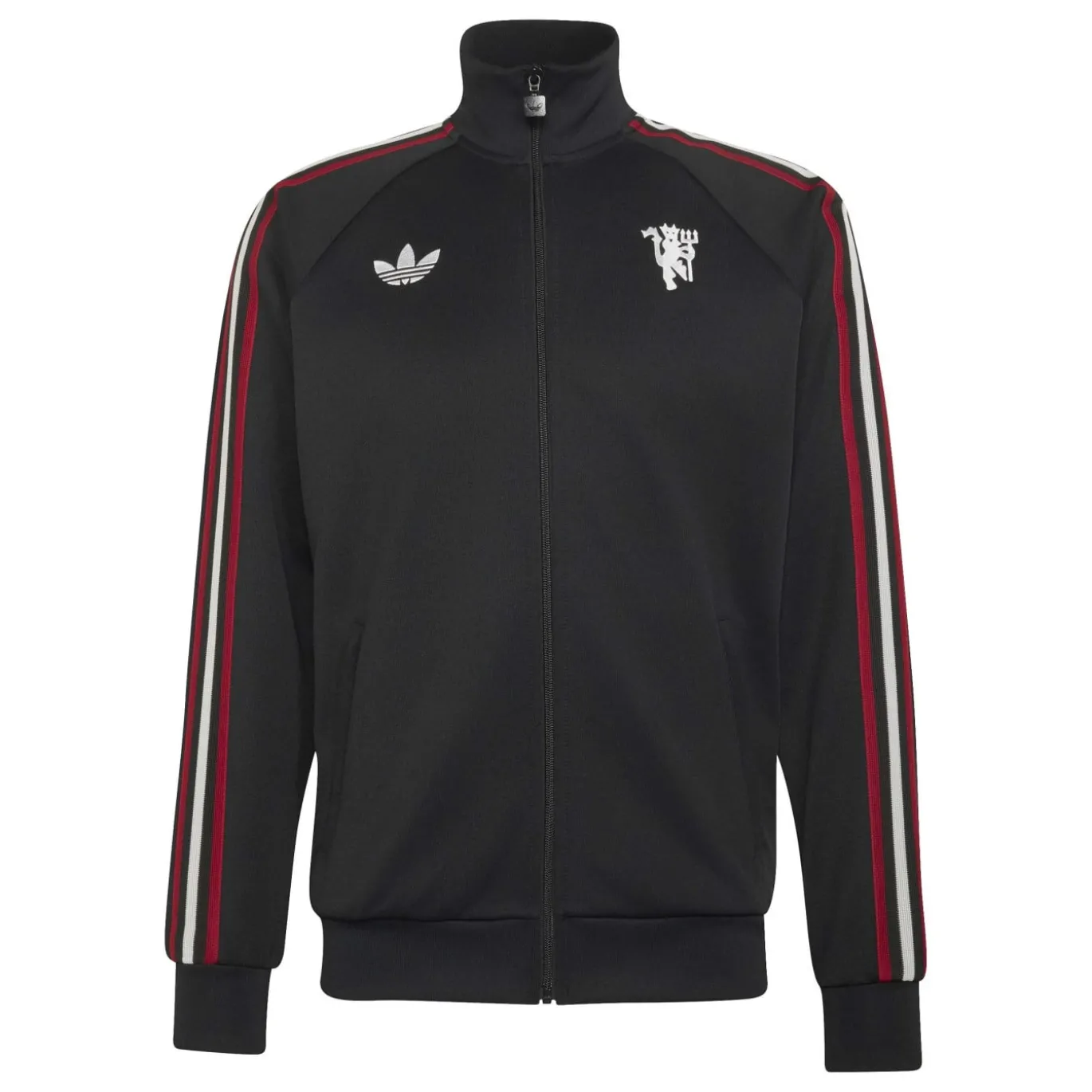 adidas Manchester United Originals Trainingspak Full-Zip Zwart Wit Rood